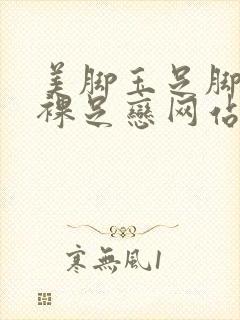 美脚玉足脚丫控裸足恋网站封面