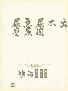 尿急尿不出来什么原因