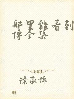 哪里能看到藏海传全集