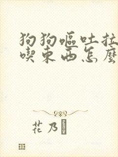 狗狗呕吐拉稀不吃东西怎么办