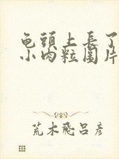 龟头上长了一圈小肉粒图片