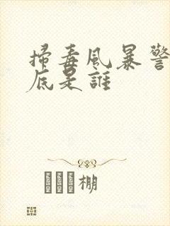 扫毒风暴警察卧底是谁