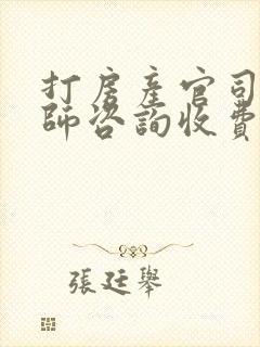 打房产官司的律师咨询收费封面