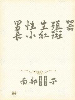 男性生殖器皮上长小红斑