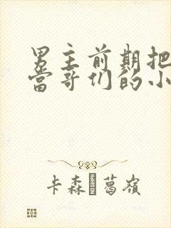 男主前期把女主当哥们的小说