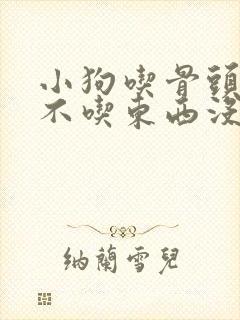 小狗吃骨头呕吐不吃东西没精神怎么办