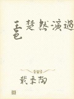 王楚然演过的角色