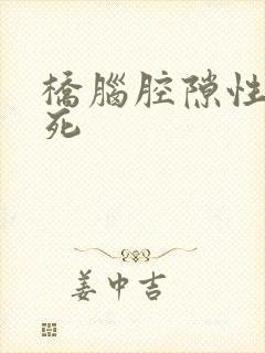 桥脑腔隙性脑梗死