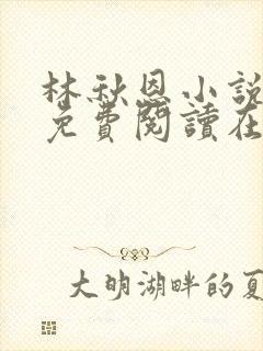 林秋恩小说全文免费阅读在线