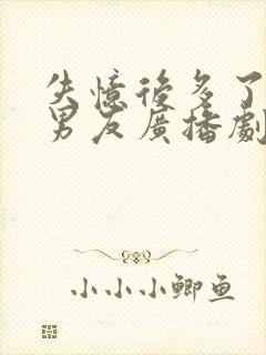 失忆后多了的前男友广播剧