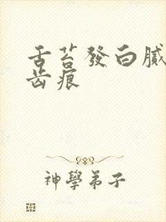 舌苔发白腻 有齿痕