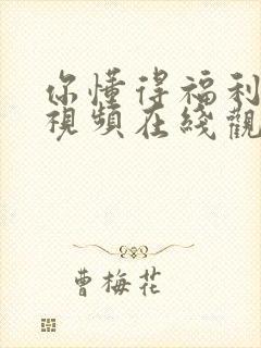 你懂得福利精品视频在线观看视频封面