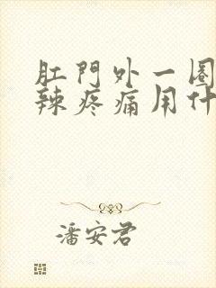 肛门外一圈火辣辣疼痛用什么药