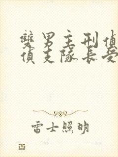 双男主刑侦文刑侦支队长受