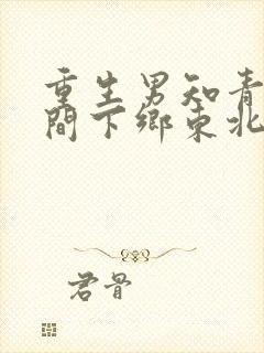 重生男知青带空间下乡东北封面