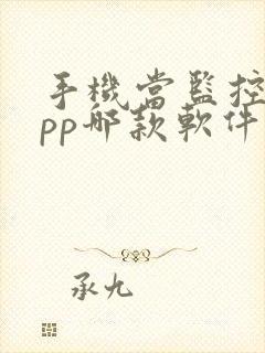 手机当监控的app哪款软件好