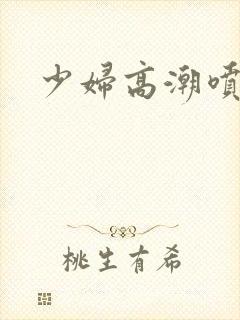 少妇高潮喷水视封面