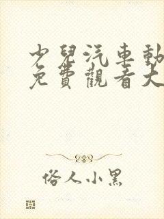 少儿汽车动画片免费观看大全封面