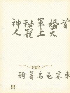 神秘军婚首长大人宠上天封面