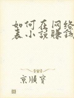 如何在网络上发表小说赚钱封面