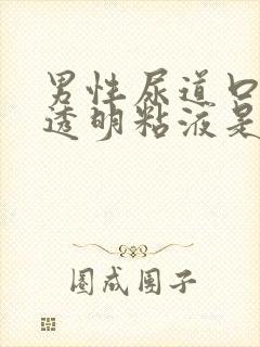 男性尿道口流出透明粘液是怎么回事封面