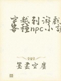 穿越到游戏里和各种npc小说