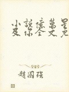 小说亿万星辰不及你全文免费阅读