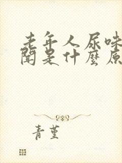 老年人尿味大难闻是什么原因引起的封面