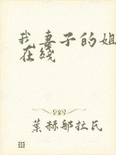 我妻子的姐姐3在线