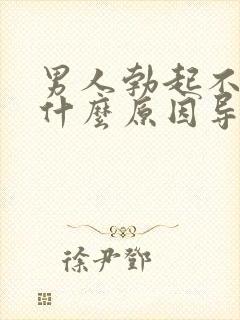 男人勃起不坚是什么原因导致