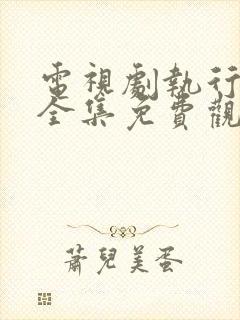 电视剧执行法官全集免费观看罗晋