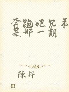 奔跑吧兄弟韩国是哪一期