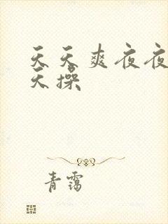 天天爽夜夜爽天天操