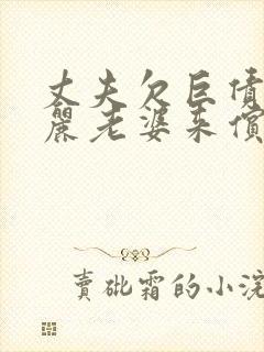 丈夫欠巨债,美丽老婆来偿还