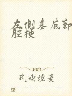 左侧基底节区脑腔梗