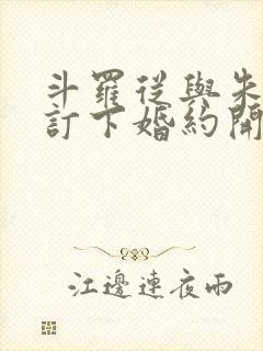 斗罗从与朱竹清订下婚约开始的小说免费阅读