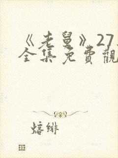 《老舅》27集全集免费观看封面