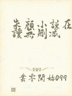 朱颜小说在线阅读无删减封面