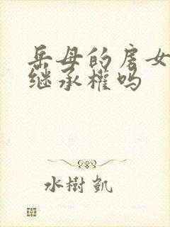 岳母的房女婿有继承权吗封面