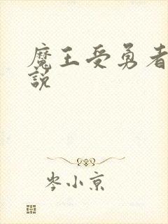 魔王受勇者攻小说