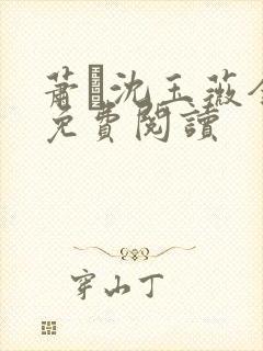 萧玦沈玉薇全文免费阅读封面