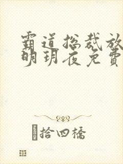 霸道总裁放肆爱明玥夜免费全文下载txt