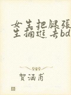 女生把腿张开男生捅进去bd