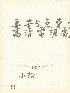 妻子5免费完整高清电视剧在线观看