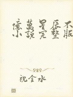 亿万星辰不及你小说完整版本