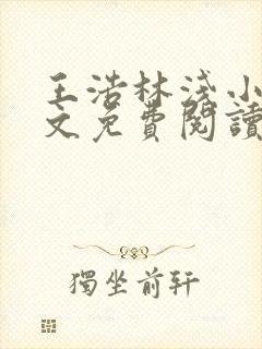 王浩林浅小说全文免费阅读