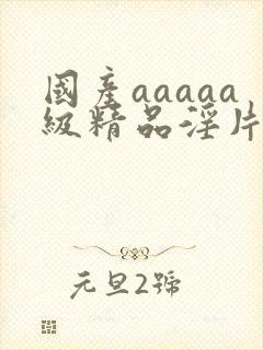 国产aaaaa级精品淫片封面