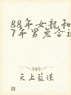 88年女龙和87年男兔合适吗