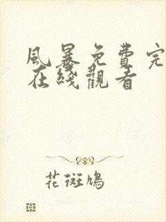 风暴免费完整版在线观看封面