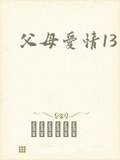 父母爱情13集